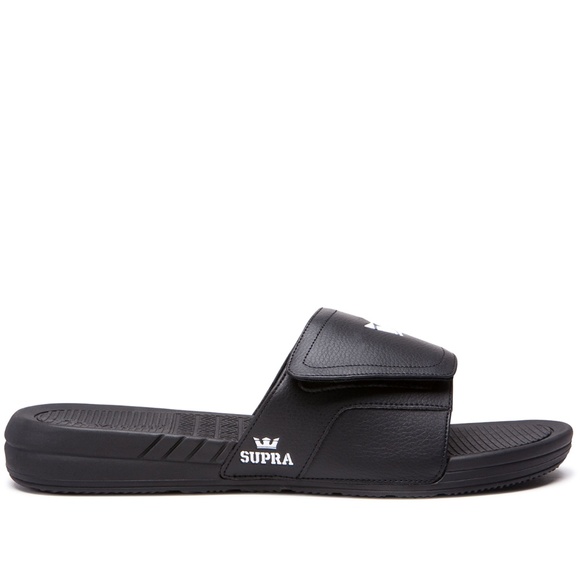 Supra Other - Supra Locker Black Slides Men's Sz 5
